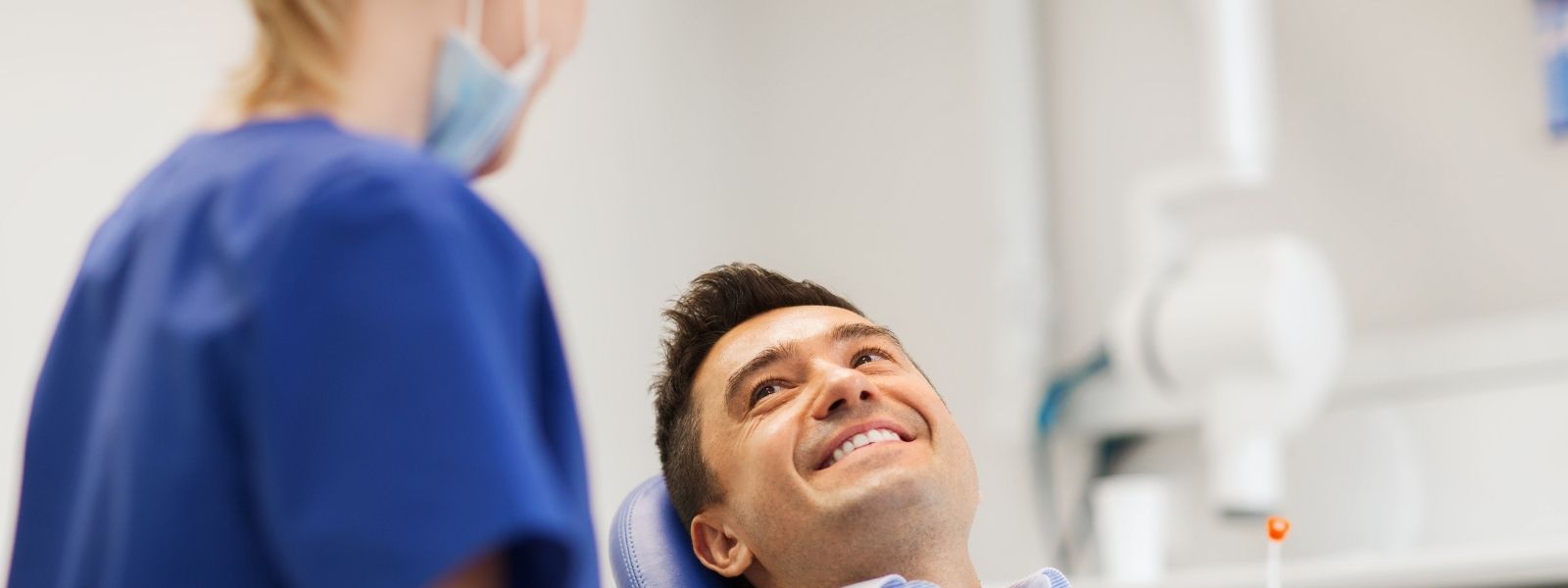 Dentist checking up on a patient